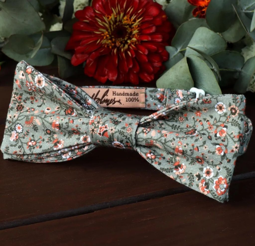 Floral Bow Tie