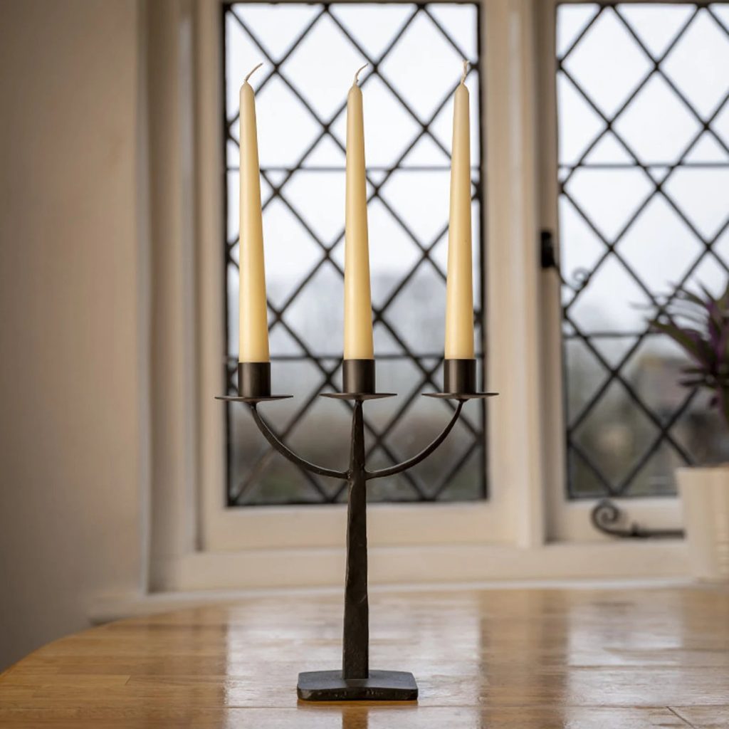 Dark Romantic Wedding Wrought Iron Candelabra