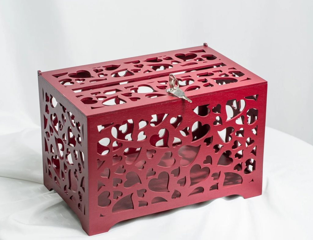 Red-Wedding Card Box