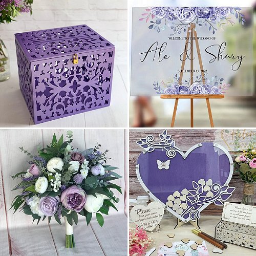 Lilac & Lavender Wedding