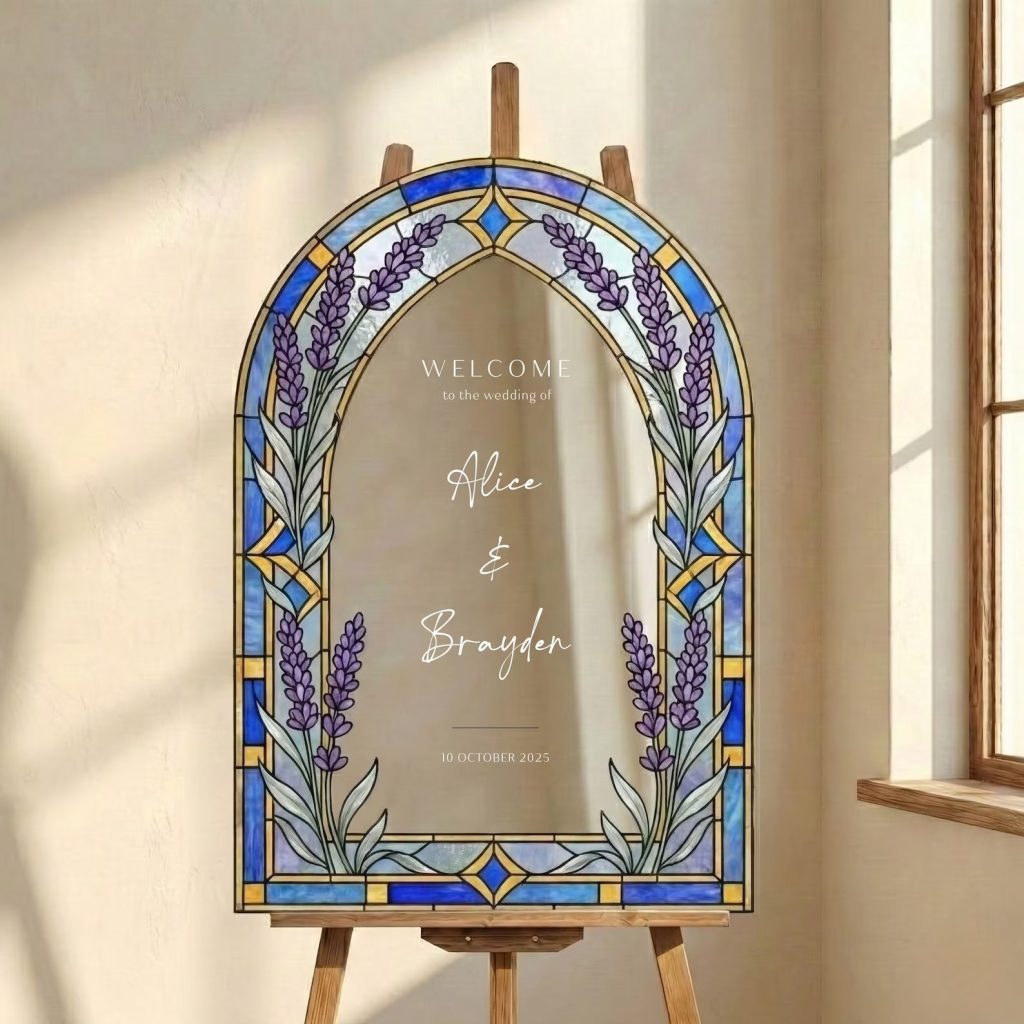 Custom Acrylic Wedding Welcome Sign
