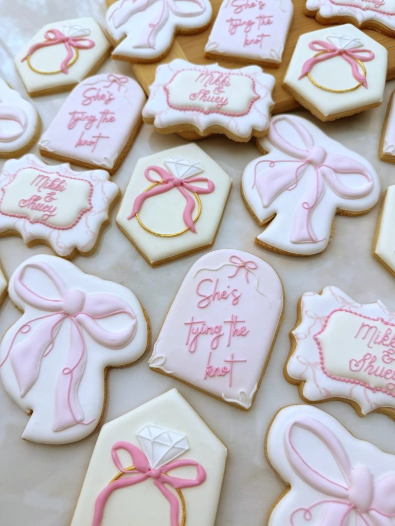 Shes's Tying The knot Bridal Shower Cookies