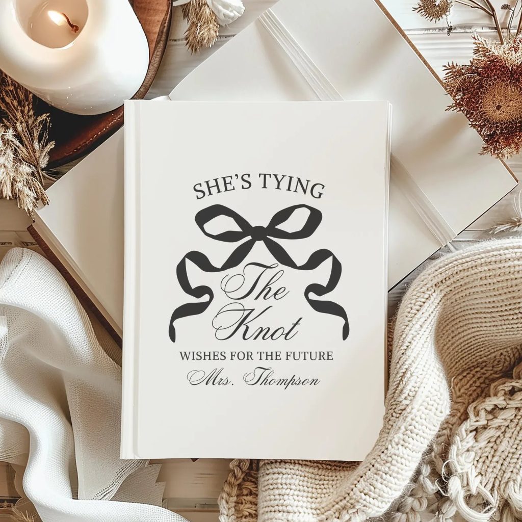 She's Tying The Knot Bridal Shower Letter to the Bride Guest Book