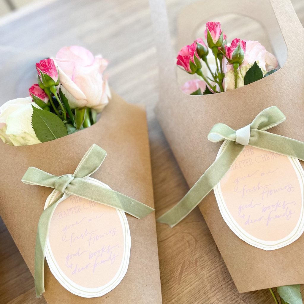 Bouquet Bag Bridal Shower Party Favors