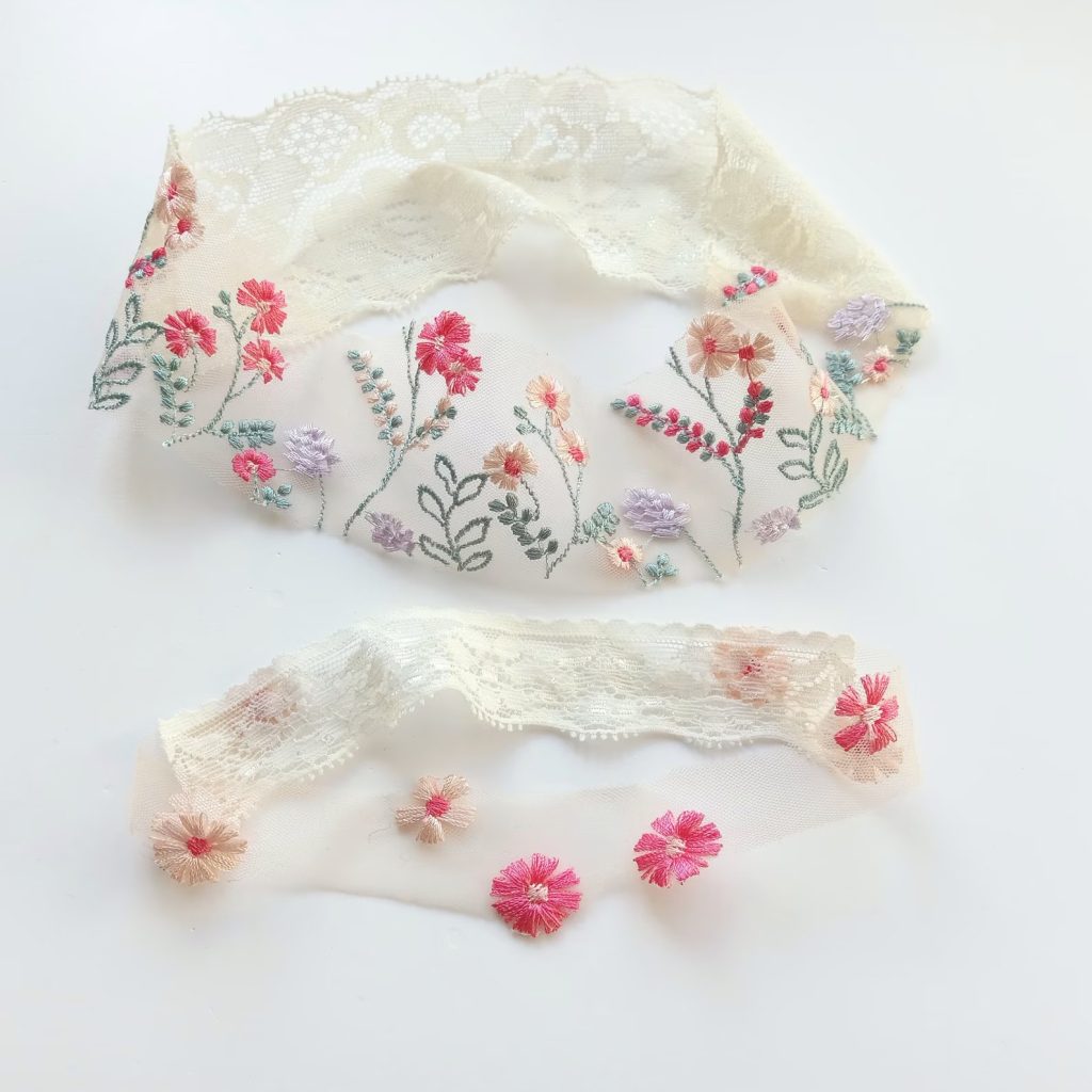 Wildflower Bridal Garter Set