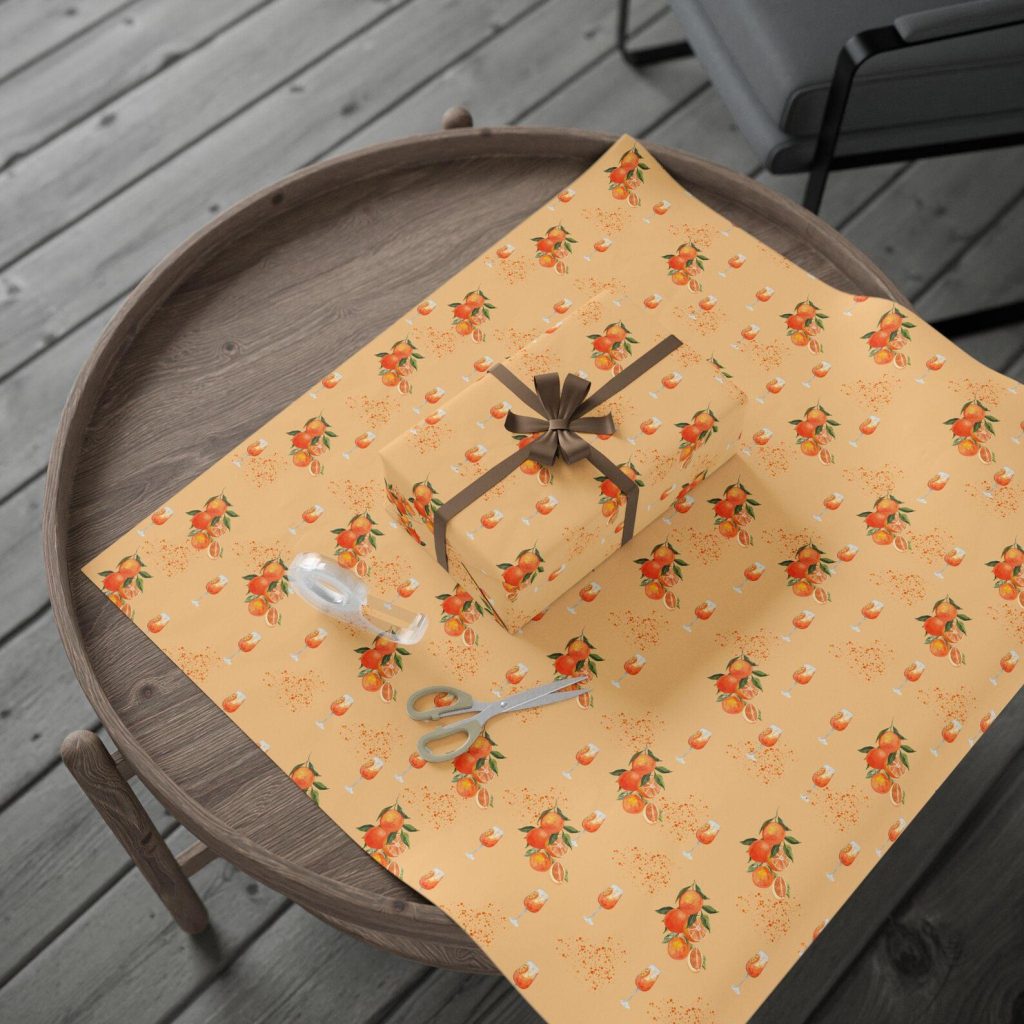 Aperol Spritz Wrapping Paper