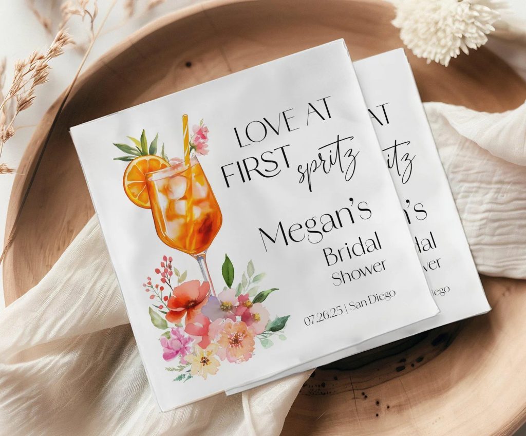 Love At First Spritz Napkins
