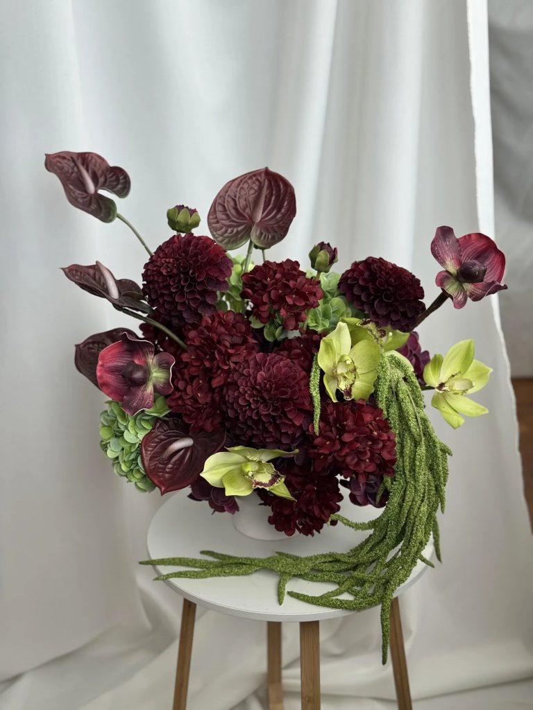 Rooted Romance Wedding Floral Arrangement Inspiration
